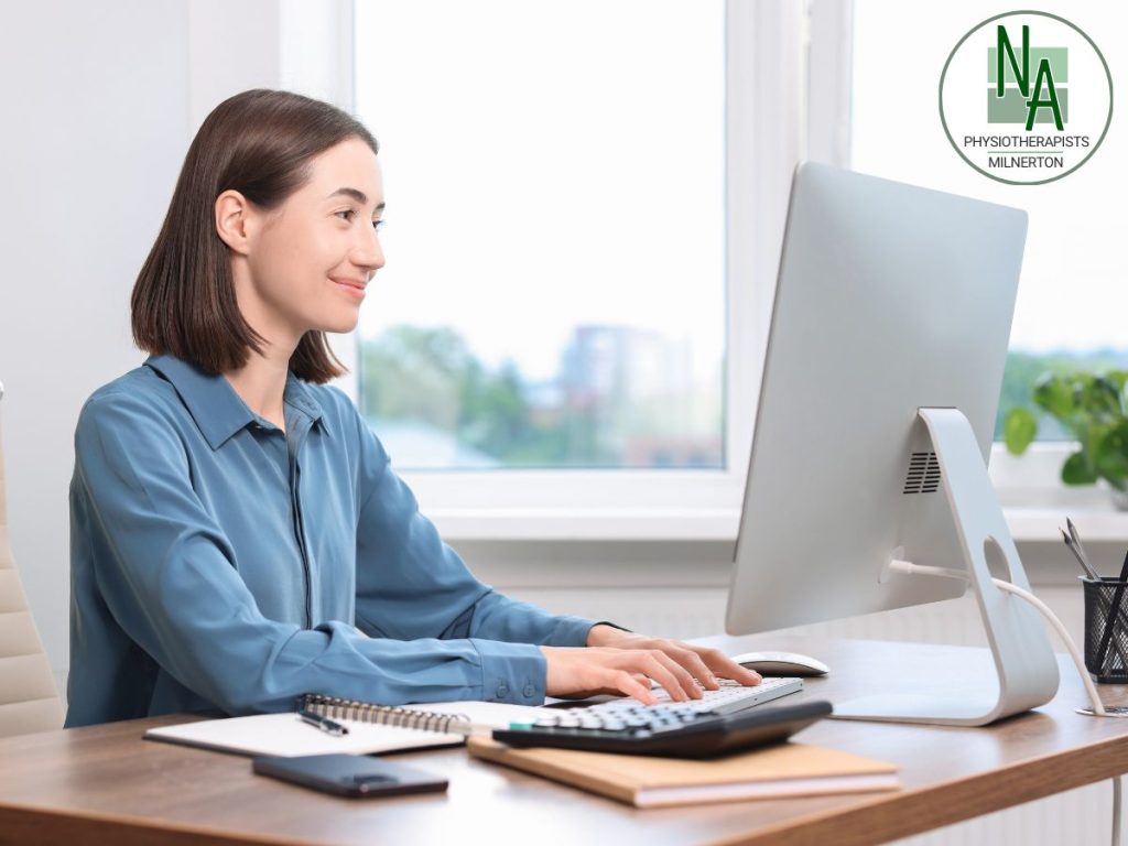 correct desk posture and ergonomics
